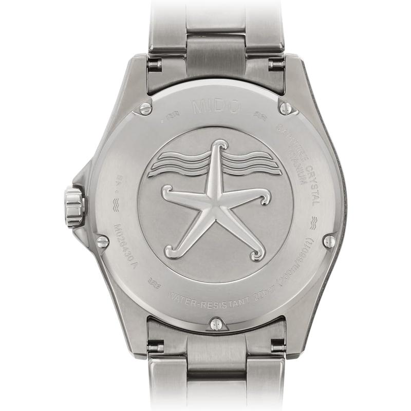 Mido瑞士男表 海洋之星系列双日历商务运动自动机械200米防水表送老公高清大图