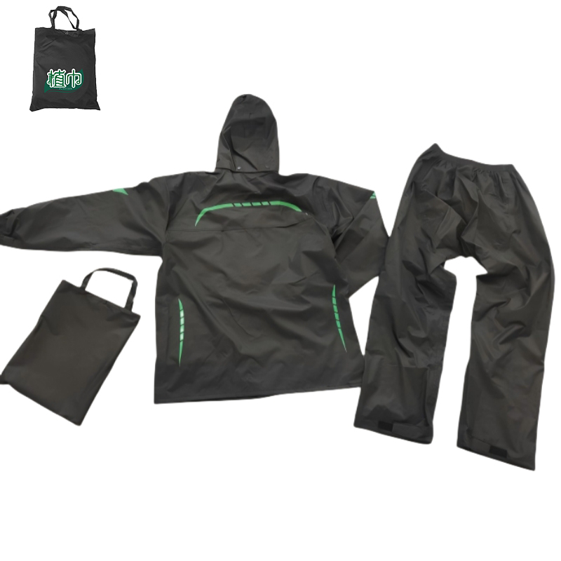 植巾 YY160 分体式 雨衣(计价单位:件)黑色高清大图