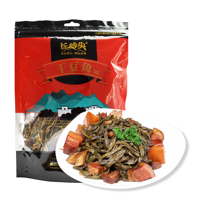 长岭尖 高山系类干豆角200g*2袋