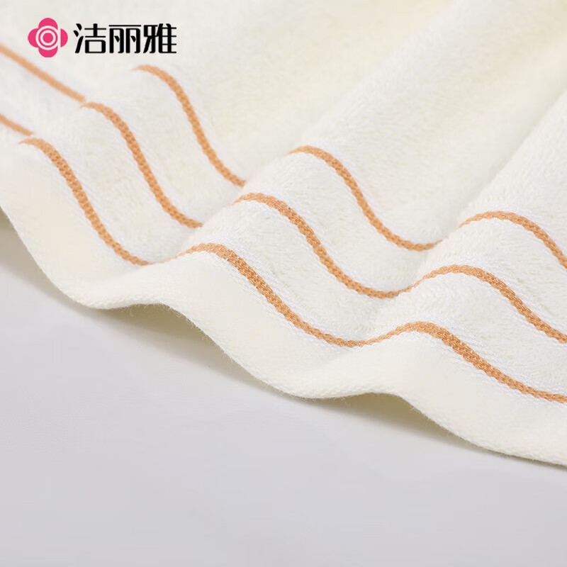 洁丽雅(grace) 毛巾浴巾礼盒三件套 1浴2毛巾70*3cm4/140*70cm(含手提袋 ) 米色