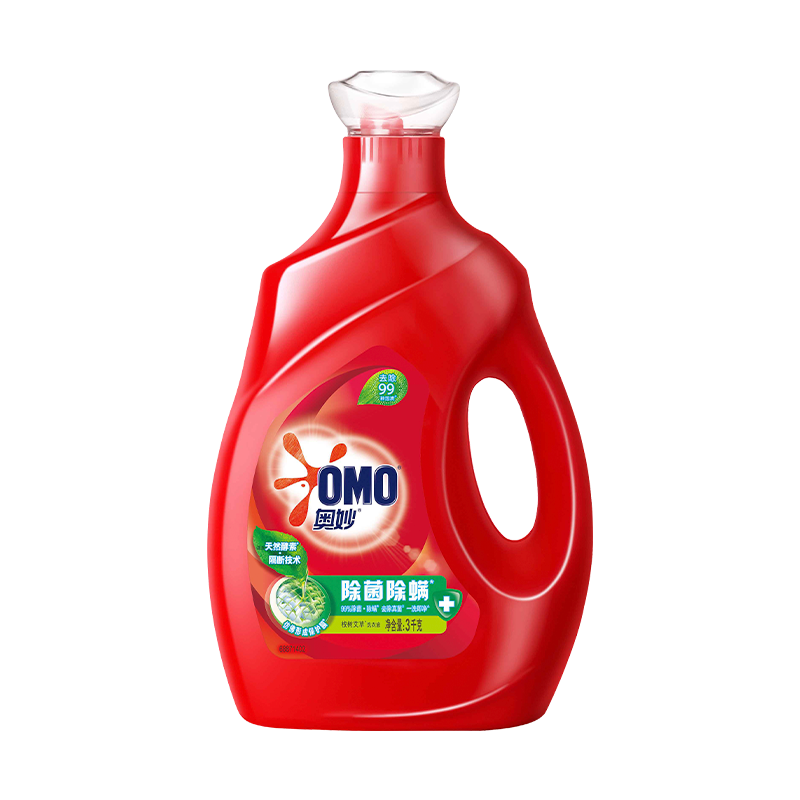 奥妙 除菌除螨酵素洗衣液3KG 72小时长效抑菌 99%除菌除螨