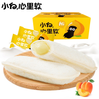 小白心里软 小口袋夹心面包(黄桃味)整箱4斤