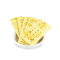 Totaste土斯酵母香葱味苏打饼干350g 办公休闲咸味梳打饼干零食品