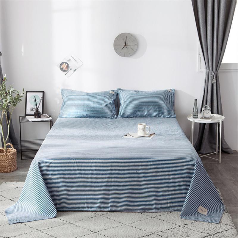 家柏饰(CORATED)全棉床单单件日式全棉素色学生宿舍四季1.2m单人被单1.5/1.8米床 纯棉单床单-梦境 180*230cm（适合1.0-1.35m床）