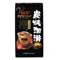 [炭烧口感]悠诗诗(UCC)炭烧咖啡7g*4袋/盒 进口咖啡粉 黑咖啡 冲调饮品 日本进口