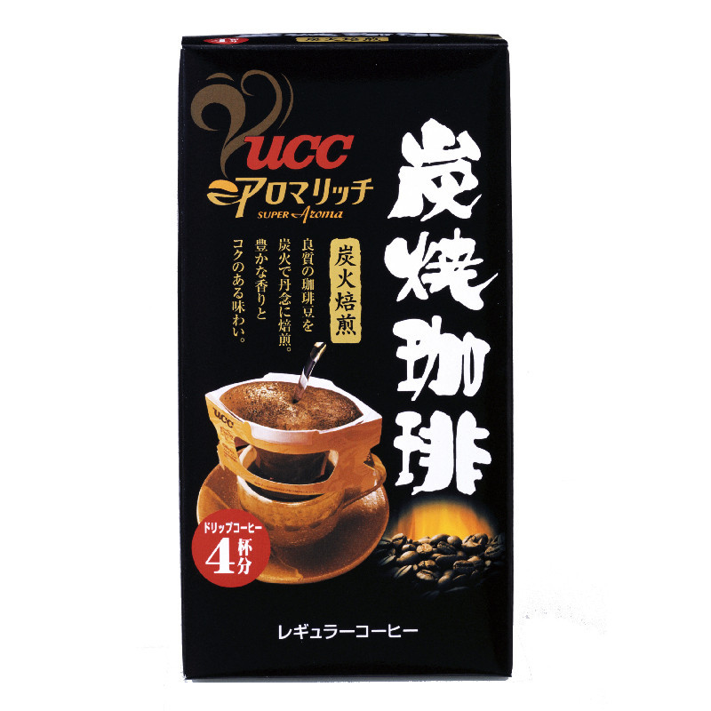 [炭烧口感]悠诗诗(UCC)炭烧咖啡7g*4袋/盒 进口咖啡粉 黑咖啡 冲调饮品 日本进口