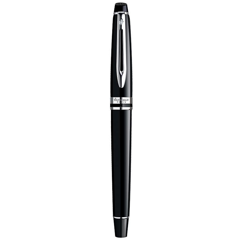威迪文(WATERMAN)EXPERT系列时尚丽雅黑白夹钢笔/墨水笔