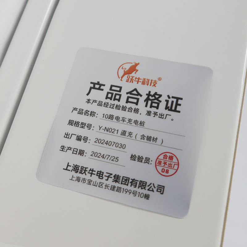 跃牛科技 10路电车充电桩 Y-N021 直充(含辅材) 套高清大图