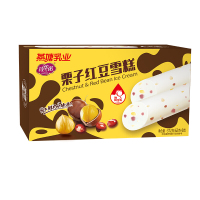 燕塘诗华诺 栗子红豆雪糕 鲜奶冰淇淋雪糕家庭装冷饮 冰激凌 6支装