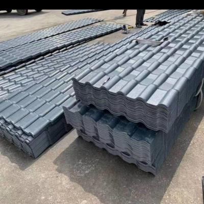 合成树脂瓦片屋顶加厚建筑用塑料屋面树脂pvc仿古琉璃瓦厂家直销880