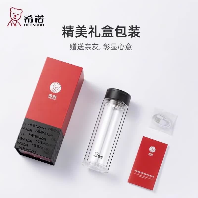 希诺 温显双层玻璃杯高清大图
