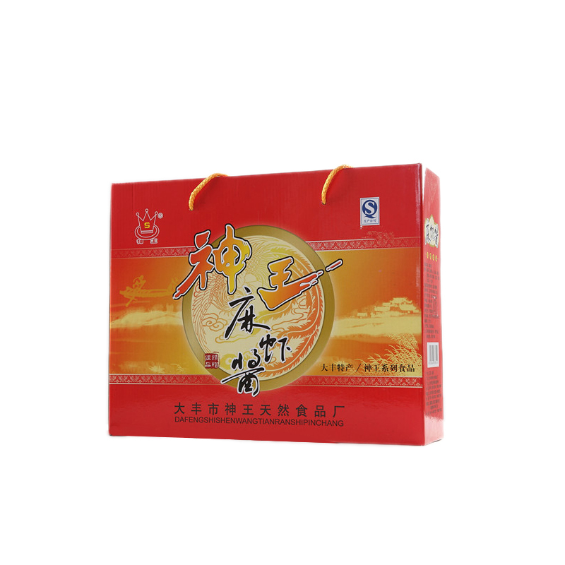 神王海鲜水产礼盒 麻虾酱礼盒145g*6瓶麻虾酱拌饭酱 限盐城市区销售 华东