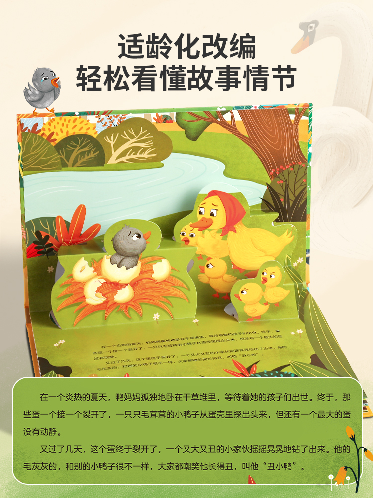 格林童话立体剧场[无礼盒8册] [正版]安徒生童话立体剧场书礼盒装 幼儿园绘本阅读3d立体翻翻书经典童话故事书儿童绘本3高清大图