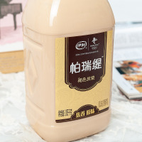 伊利褐色炭烧风味发酵乳1.05kgx2桶/1桶可选 酸奶帕瑞缇 乳品 伊利炭烧大桶酸奶 1.05kg4瓶