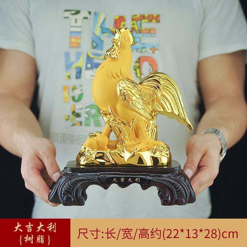 美帮汇公鸡摆件金鸡十二生肖鸡摆设家居卧室装饰办公装饰工艺品摆件高清大图