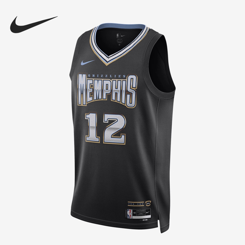 耐克孟菲斯灰熊队dri-fit nba男子球衣速干无袖t恤背心do9598-010视频