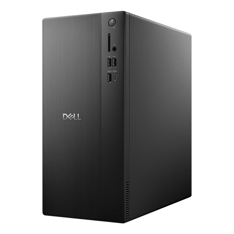 戴尔(DELL)ECT1250 商用办公台式机电脑主机 整机含键鼠套装 I5-14400 8G内存 2T机械+512G固态 180W 大机箱 WIN11 配27英寸显示器高清大图