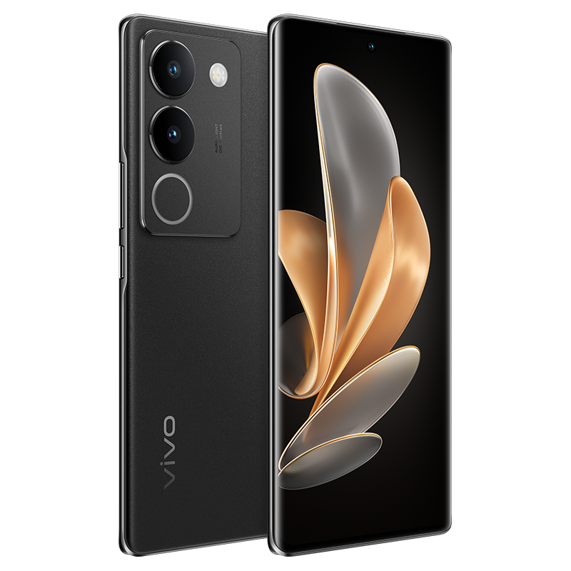 vivo S17t 12GB+512GB 玄黑 5G全网通新品手机天玑8050强劲芯5000万前后柔光80W闪充拍照游戏学生手机