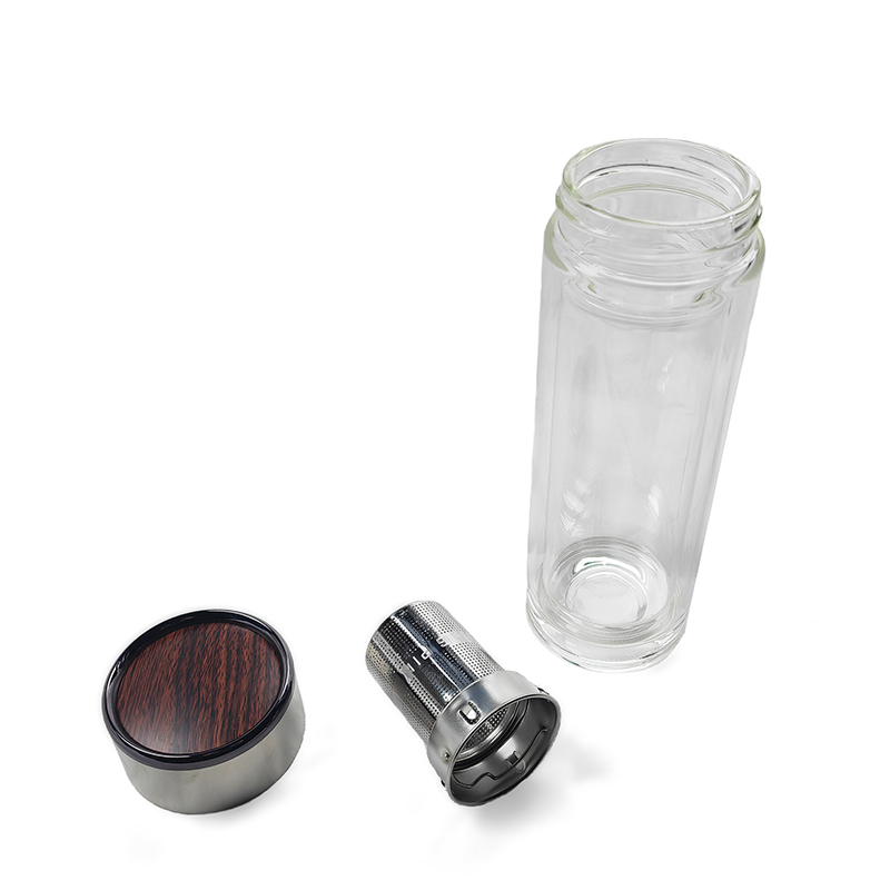兰雅昀 梓钢红木铂晶底玻璃杯 380ml 个高清大图