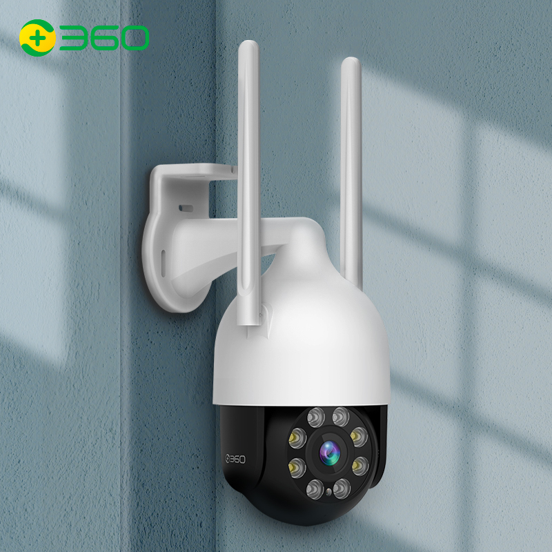 360 摄像头 2K室外球机5C户外云台防水版300W全彩夜视 家用WiFi监控器手机无线网络摄像机+闪迪32G内存卡