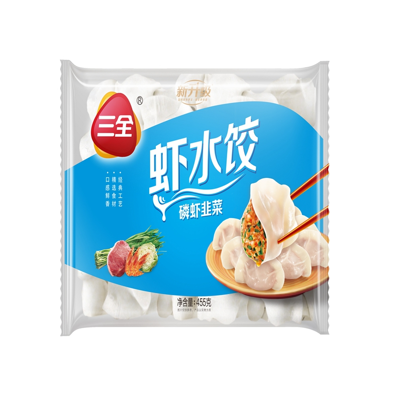 三全磷虾水饺455g多口味