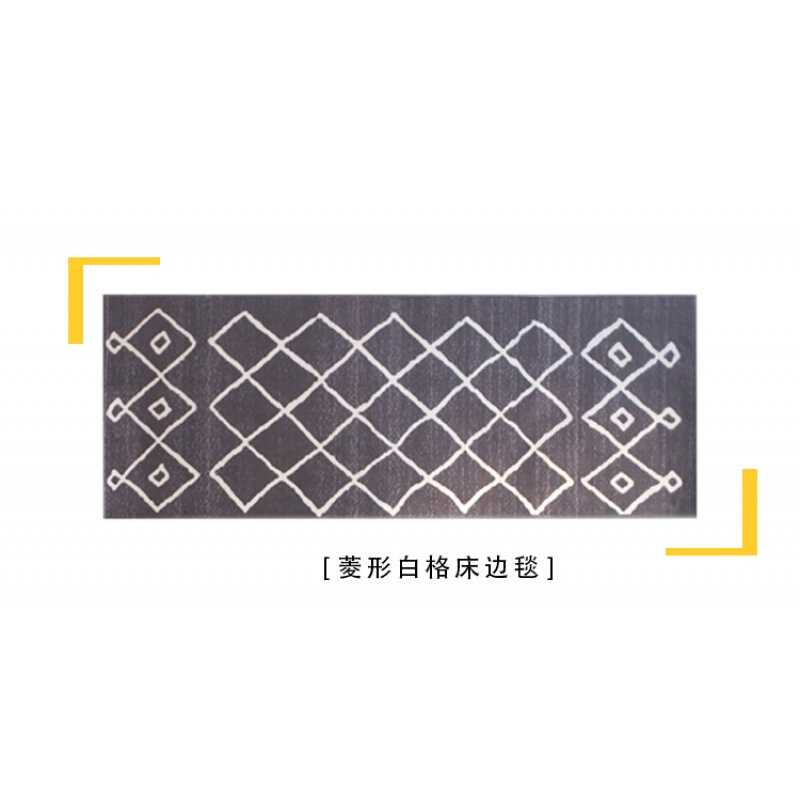 宅曰北欧长条厨房地垫进垫床边毯防水垫脚垫子防滑垫飘窗垫
