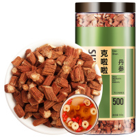 桑克拉(SUN CLARA)丹参切片 500g/瓶 中片云南紫丹参切片 中大颗粒丹参