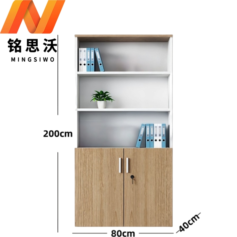 铭思沃两门书柜A1个高清大图