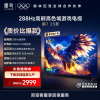 雷鸟 鹏7 25款 65英寸 144Hz高刷 家电国家补贴 4+64GB 超薄液晶平板电视机65S385C Pro-JN