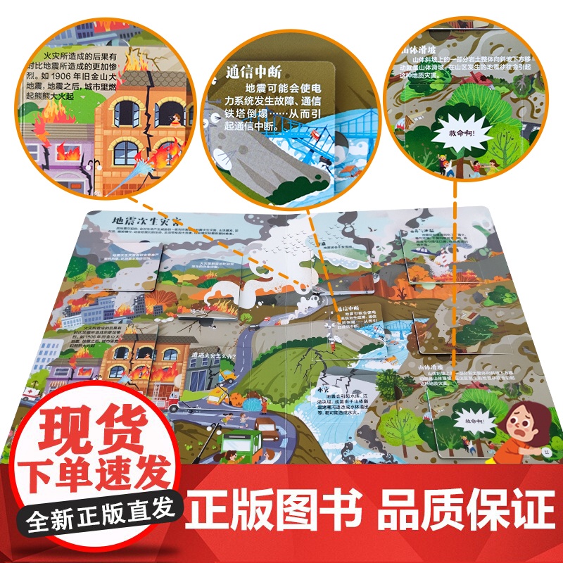 揭秘世界翻翻书:揭秘地震高清大图