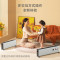 美的(Midea)取暖器烤火炉踢脚线电暖器移动地暖浴室APP+语音控制石墨烯发热加湿NDV-ZM一分二(线下同款)