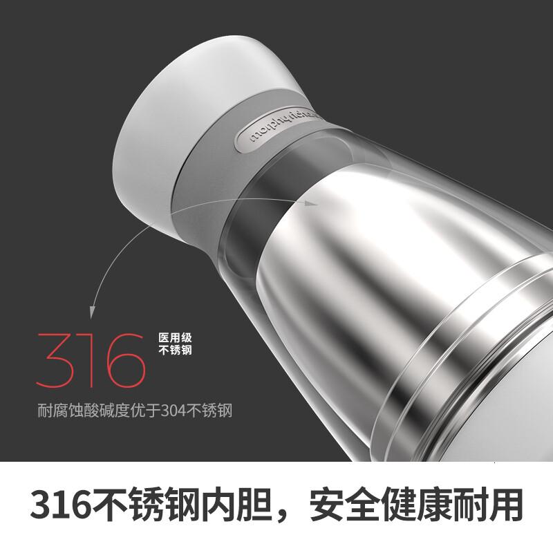 摩飞电器(Morphyrichards)电水壶电热水壶0.5L旅行便携式烧水壶316不锈钢MR6080高清大图