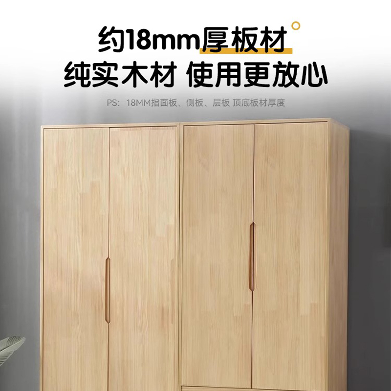 伊科飞特木质衣柜二门高清大图