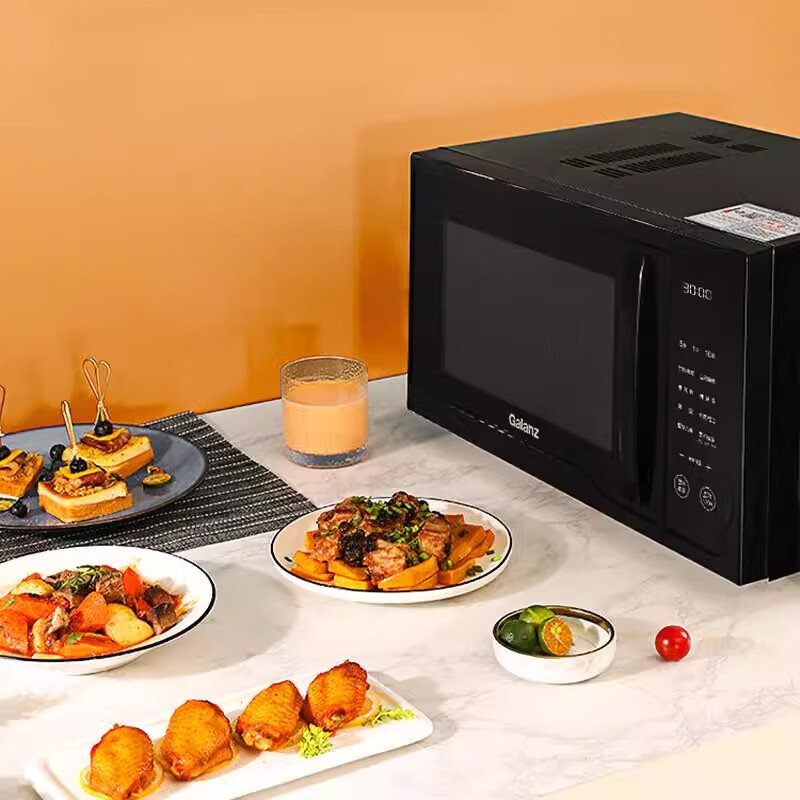 格兰仕(Galanz) 微波炉烤箱一体机 家用23升平板式 智能菜单新款S1-SDGF3!高清大图