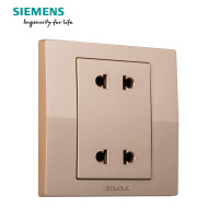 西门子(SIEMENS)开关插座 悦动香槟金系列四孔电源插座5UB8012-3NC03