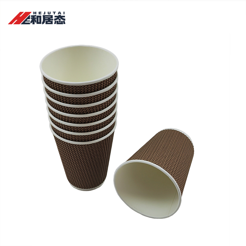 和居态 一次性双层加厚纸杯 100个 箱高清大图