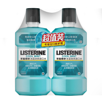 李施德林冰蓝劲爽漱口水500毫升双包装