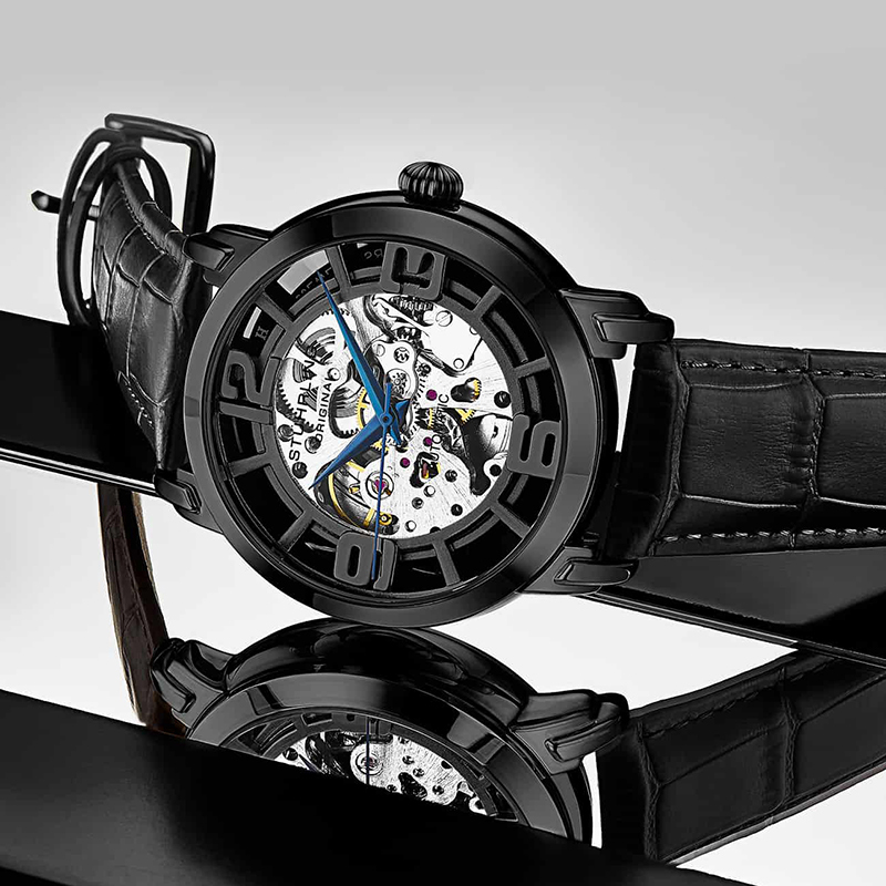 stuhrling施图灵男士手表winchester自动上链机械手表商务时尚镂空