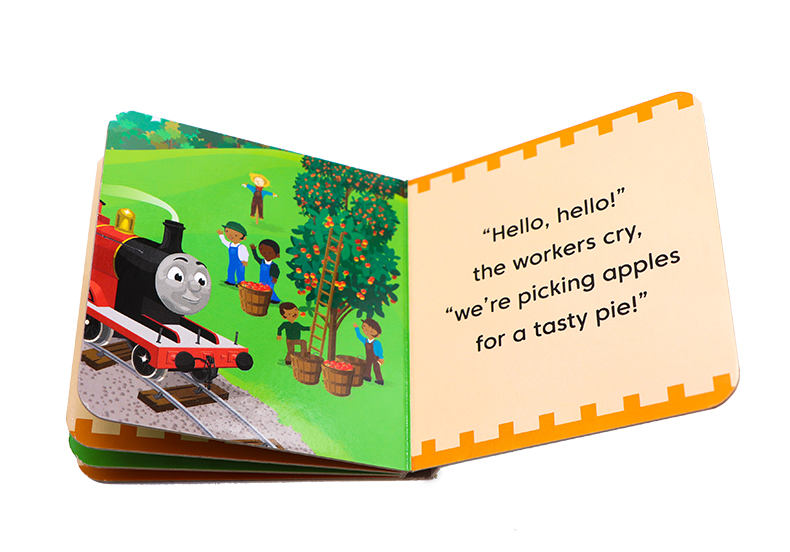 [正版]新版 托马斯与朋友小小图书馆6册手掌书 Thomas and Friends Pocket Library 英高清大图