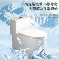 马桶坐便器家用座便器抽水小户型虹吸式普通卫生间防冻坐厕