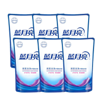 蓝月亮深层洁净洗衣液薰衣草香强效去污1kg*6袋装补充装