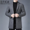 公牛乐途2021毛呢大衣男中长款羊毛西服秋冬季加厚中双面呢西装风衣呢子外套定做款