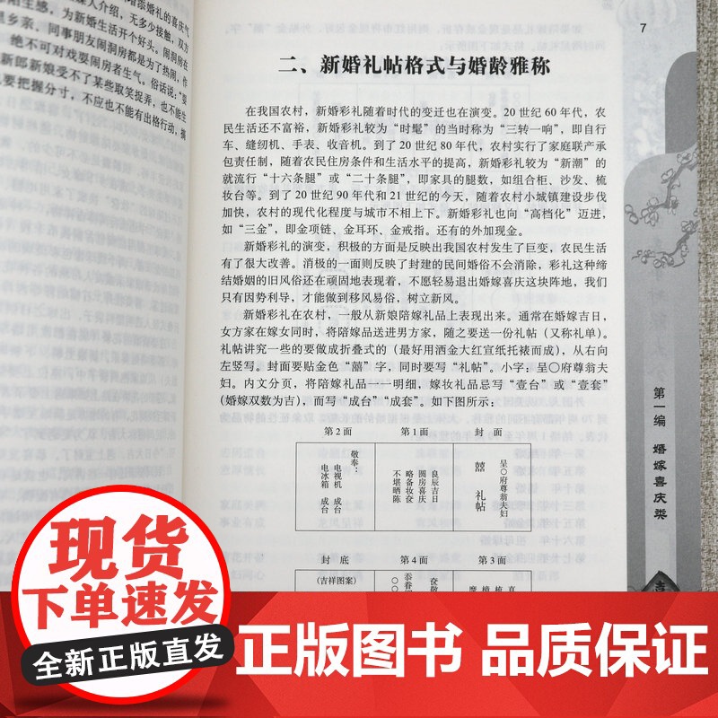 红白喜事对联大全(第三版) 中国对联传统文化书籍婚礼婚嫁生育寿诞乔迁新居白事挽联民间实用对联全书书籍高清大图