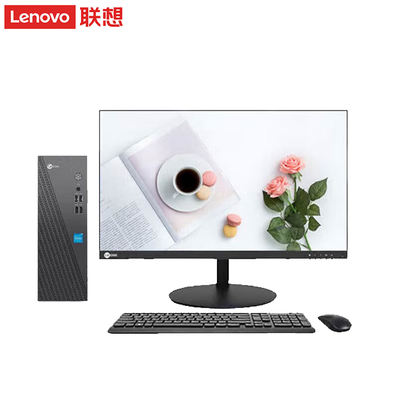 联想(Lenovo)来酷310 台式电脑 酷睿i5-12450H 32G 512G固态+1T机械 23.8英寸显示器