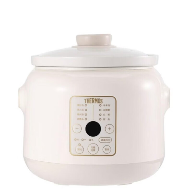 膳魔师电饭煲5L方形煲纳米银内胆立体加热机械控制液晶显示支持预约雅黑色9人以上适用高清大图