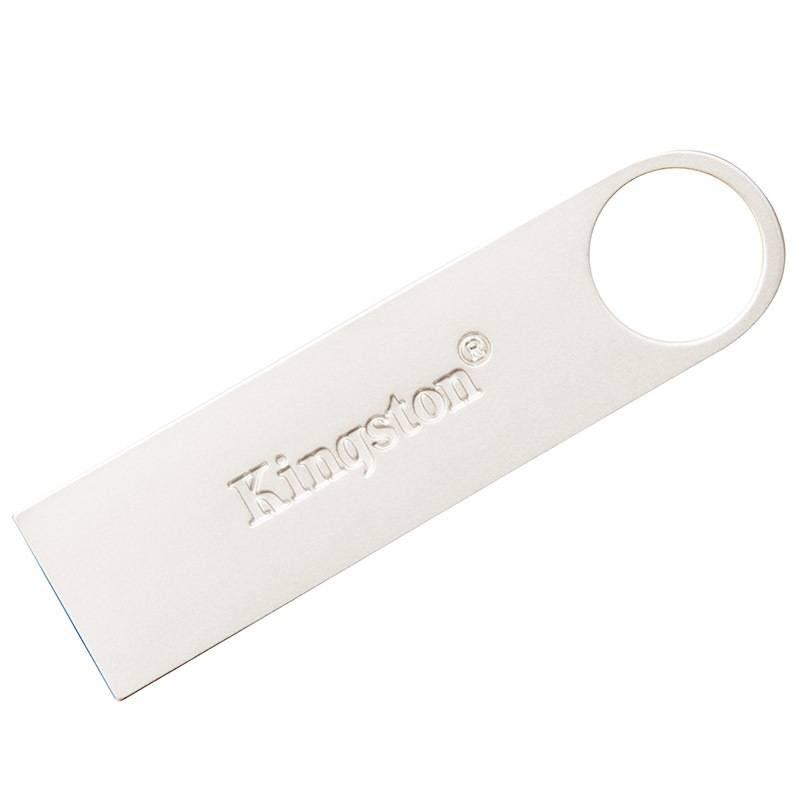金士顿(Kingston)128GB U盘 DT SE9G2 金属高速优盘 USB3.0 银色