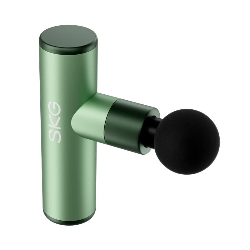 SKG 筋膜枪 F3-2 按摩器颈膜枪斜方肌腿部运动健身无线便捷按摩仪肌肉放松器 墨林绿