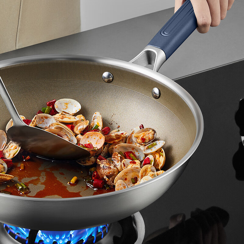 炊大皇(COOKER KING) 鎏光炒锅32cm CG32LG高清大图