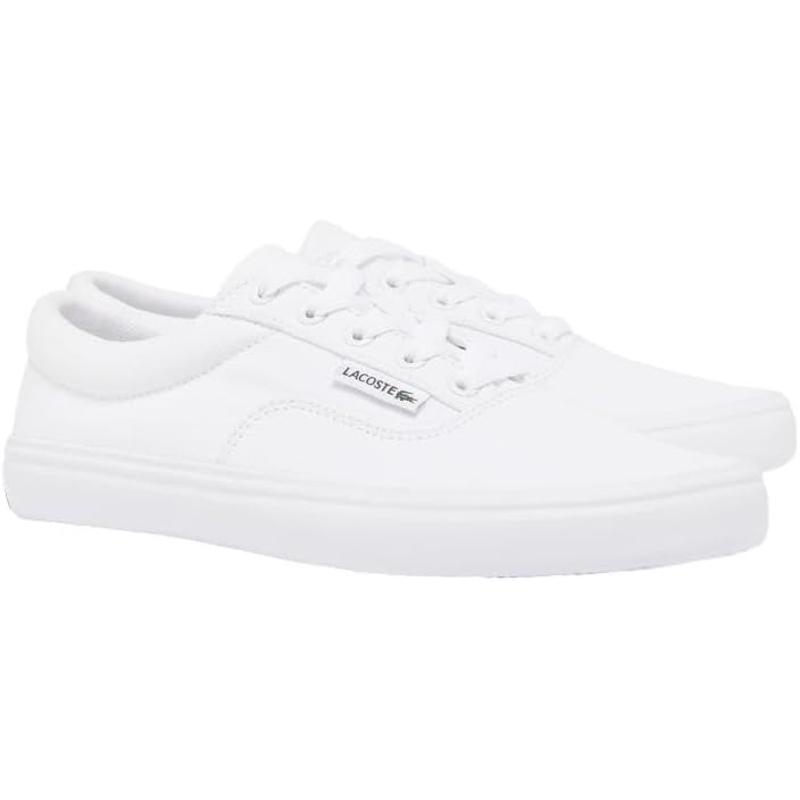 Lacoste舒适百搭休闲女鞋春季新款板鞋透气减震运动小白鞋高清大图