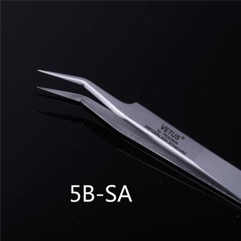 5B-SA VETUS金标嫁接睫毛镊子 开花镊子种睫毛镊子超精密睫毛夹子图片